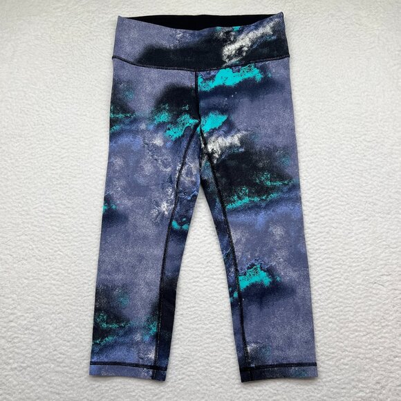 lululemon athletica Pants - Lululemon | Wunder Under Crop  Luon Milky Way Size 6